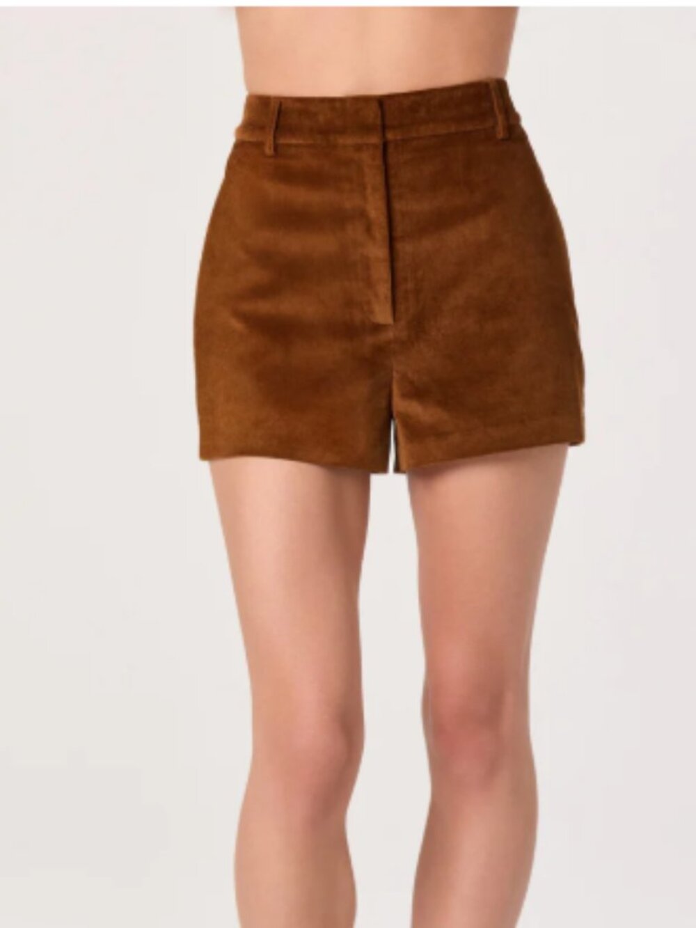 ASTR the Label - Corduroy Button Front Vest and High-Rise Corduroy Shorts - Picture 8 of 10